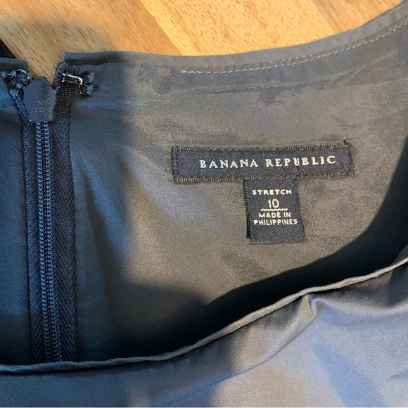 Banana Republic Grey Sleeveless Sheath Dress 10 - Picture 6 of 8